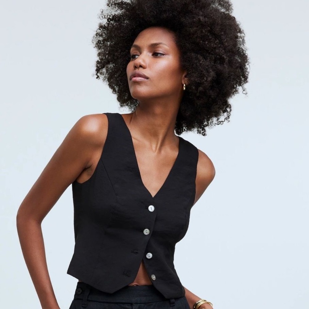 Madewell Karina Crop Vest Top